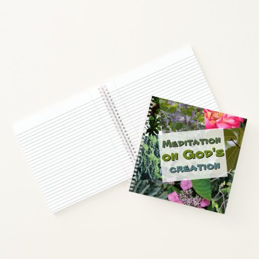 Naturmeditationsbuch Notizblock (Innenseite)