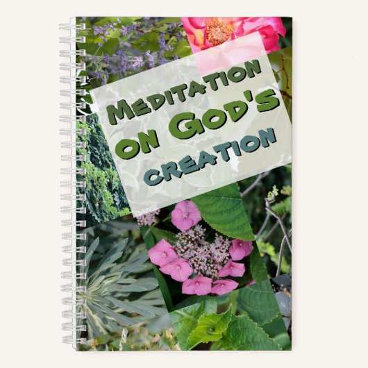 Naturmeditationsbuch Notizblock (Vorderseite)