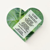 Naturmeditationsbuch Notizblock (Rückseite)