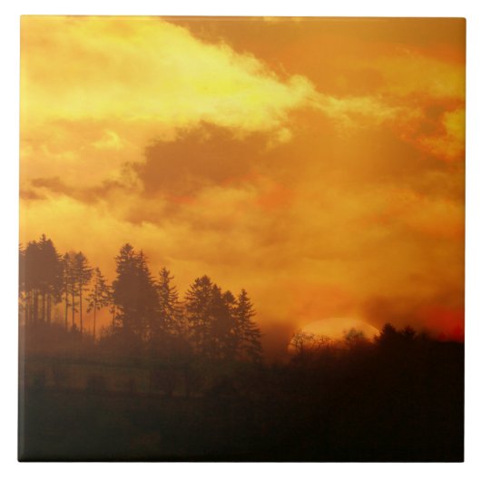 NATURMORGENSUNRISE FLIESE (Vorderseite)