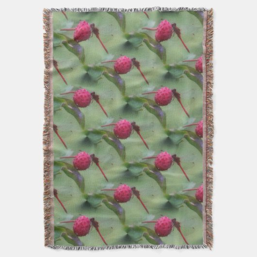 Naturmuster der Roten Dragonfly Decke (Vorderseite Vertikal)