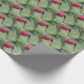 Naturmuster der Roten Dragonfly Geschenkpapier (Ecke)