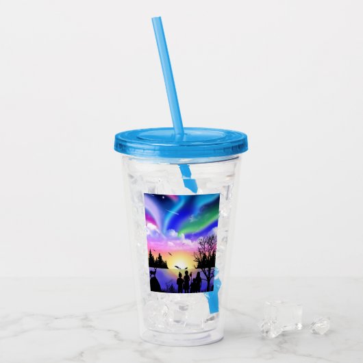 Naturnähe Acryltrinkbecher (Vorderseite Ice)