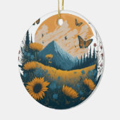 Naturnähe Keramik Ornament (Links)