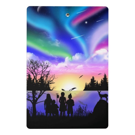 Naturnähe Mini Klemmbrett (Rückseite)