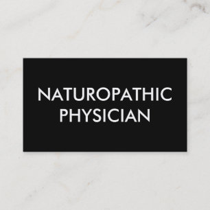 naturopathic Arzt Visitenkarte