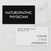 naturopathic Arzt Visitenkarte (Vorne/Hinten)