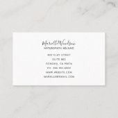 Naturopathischer Arzt Mandala Visitenkarte (Rückseite)