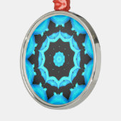 NATUROZEAN BLAUE ORNAMENT AUS METALL (Links)