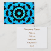 NATUROZEAN BLAUE VISITENKARTE (Vorne/Hinten)
