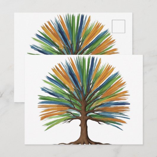 Naturpalette Postkarte (Vorne/Hinten)