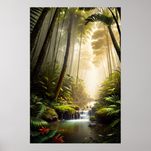 Naturparadies, Erkundung des üppigen Dschungels Poster