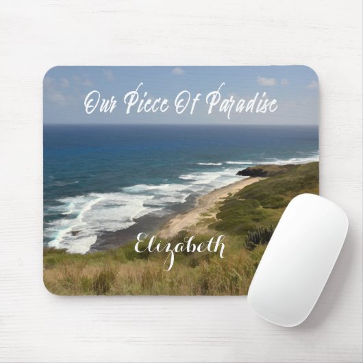 Naturparadies Ocean Sea Beach Persönliche Beziehun Mousepad (Mit Mouse)