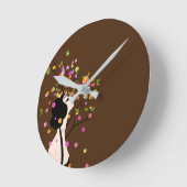 Naturparfüm Runde Wanduhr (Winkel)