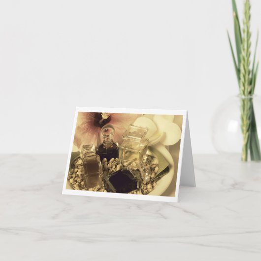 Naturparfümeröle Foto Notecard Karte (Vorderseite)