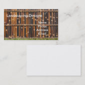 Naturpark Bambus Visitenkarte (Vorne/Hinten)