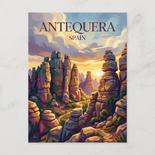 Naturpark El Torcal de Antequera Spanien Postkarte