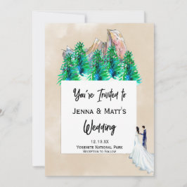 Naturpark Hochzeiten Einladung