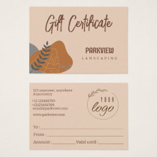 Naturpastelfarben - Geschenkgutschein