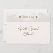 Naturpferde Dankeskarte (Vorderseite)