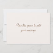 Naturpferde Dankeskarte (Rückseite)