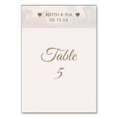 Naturpferde Tischnummer (Vorderseite)