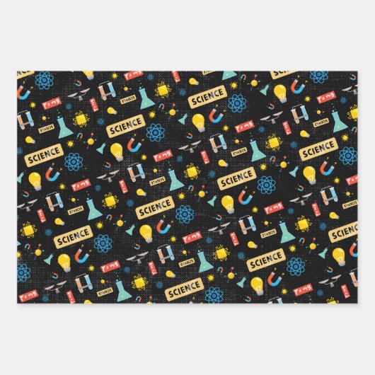 Naturphysik Geschenkpapier Set (Vorderseite)