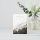 Naturpine Woods Earring Juwelry Display Visitenkarte (Stehend Vorderseite)