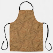 Naturrauche Kork Bark Holz Grain Look Schürze (Vorderseite)