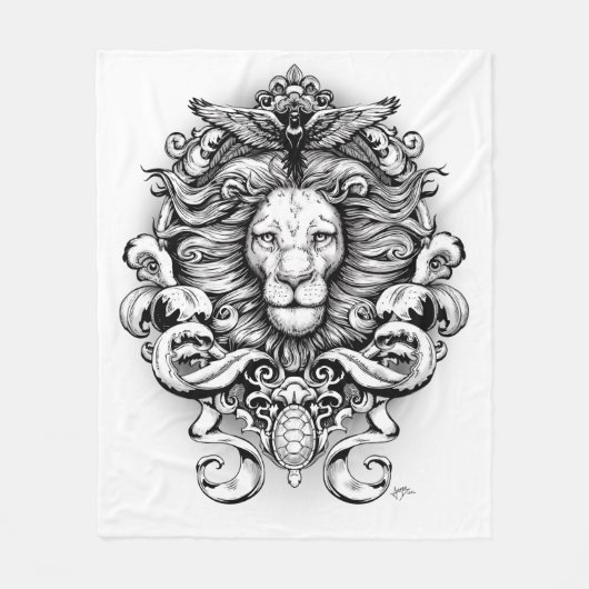 Naturreich Fleecedecke (Vorderseite)