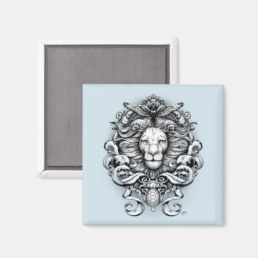 Naturreich Magnet (Vorderseite/Rückseite)