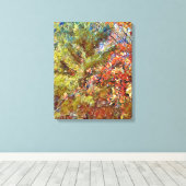 Naturreichtum der Herbstsaison Nahe Kunst Leinwanddruck (Insitu (Holzboden))