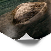 Naturreisen - Wassergebirge Landschaft Poster (Ecke)