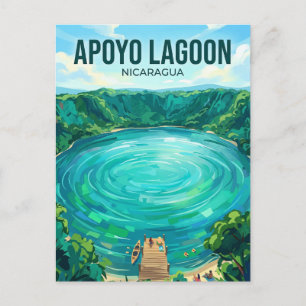 Naturreservat Apoyo-Lagune Nicaragua Postkarte