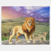 Naturrohr Fleecedecke (Vorderseite (Horizontal))