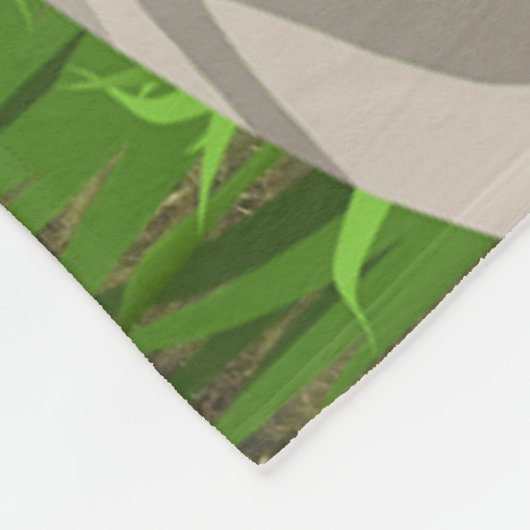 Naturrohr Fleecedecke (Ecke)