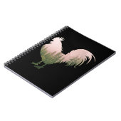 NATURROOSTER-CHICKEN-WALDSTIL NOTIZBLOCK (Linke Seite)