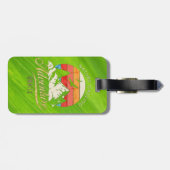 Naturrufung | Erlebnis Berge erwartet Gepäckanhänger (Rückseite horizontal)