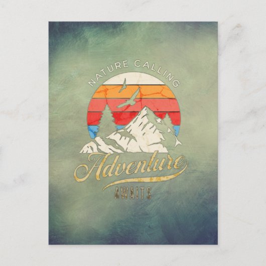 Naturrufung | Erlebnis Berge erwartet Postkarte (Vorderseite)