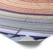 Naturs abstraktes Gewebe: Ein detailliertes Kunstw Poster (Ecke)