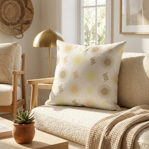 Naturs Eleganz Botanische Sepia Kissen