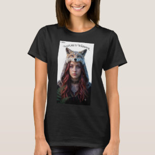 Naturs Flüstern Fuchs Kapuze Frau Bio-T-Shirt T-Shirt
