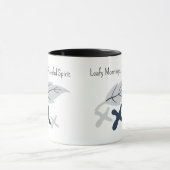 "Naturs Gebräu, Geistes Blick" mit Blattdesign Tasse (Zentrum)