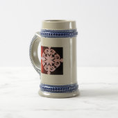 Naturs verborgene Geometrie Abstract Tasse (Vorderseite Links)