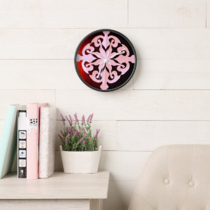 Naturs verborgene Geometrie Abstract Tasse Uhr