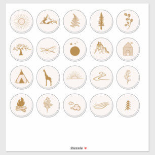 Natursammlung Aufkleber