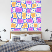 Naturschachbrett Leinwanddruck (Insitu (Schlafzimmer))