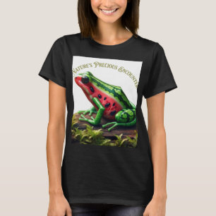 Naturschatz Begegnung Wassermelone Frosch Organisc T-Shirt