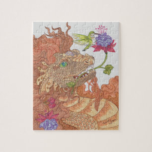 Naturschätze Drache Puzzle