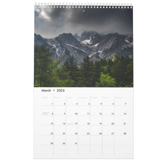 Naturschauland v3 Landschaftskalender Foto Kalender (Mär 2026)